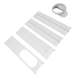 Portable AC Window Vent Kit Air Conditioner Window Kit Adjustable PVC Window Seal Kit Panels for Horizontal Vertical Window