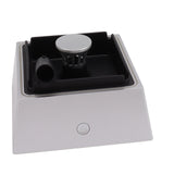 2 in 1 Purifier Ashtray Non Slip 1200mAh Light Weight USB Type C Smokeless Ashtray Air Purifier for Indoor Office Silver