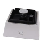 2 in 1 Purifier Ashtray Non Slip 1200mAh Light Weight USB Type C Smokeless Ashtray Air Purifier for Indoor Office Silver