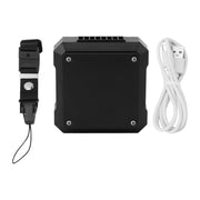 Waist Clip Fan USB Charge 4000mAh Battery 3 Speed Modes White Light ABS Shell Belt Fan for Camping Adventure Travel In Australia - Darrahopens