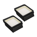 2PCS Vacuum Cleaner Filter ABS Reusable Washable High Efficiency Particulate Air Filter Replacement Part for Midea X8 X9 X9 Pro Floor Cleaner