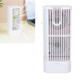Desk Night Light Fan Power Adjustable Space Saving Quiet Multifunctional Cool Fan Plug and Play Without Sprayer