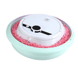 Robot Vacuum Cleaner Strong Suction Wet and Dry Use Rechargeable Robot Mop for Livingroom Bedroom Bathroom White
