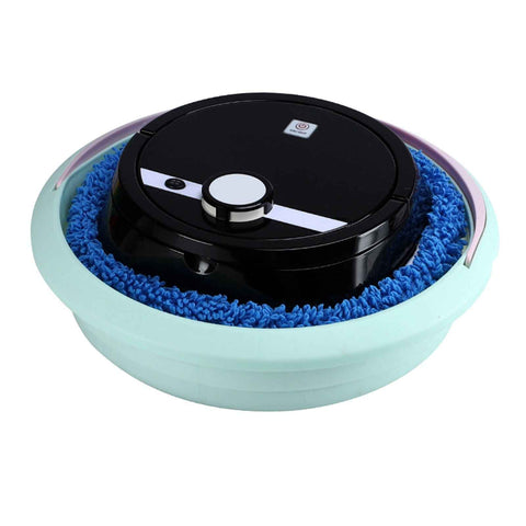 Robot Vacuum Cleaner Strong Suction Wet and Dry Use Rechargeable Robot Mop for Livingroom Bedroom Bathroom Black In Australia - Darrahopens