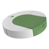 Robot Vacuum Cleaner Strong Suction Automatic USB Rechargeable Sweeping Robot for Ceramic Tiles Hard Floors Green