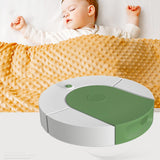 Robot Vacuum Cleaner Strong Suction Automatic USB Rechargeable Sweeping Robot for Ceramic Tiles Hard Floors Green