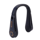 Neck Fan Bladeless USB Charging 5 Speeds Adjustable Wearable Portable Hanging Neck Fan for Outdoor Blue In Australia - Darrahopens