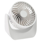 USB Desk Fan 3 Speed Modes Stable Base Rotatable Head USB Charge Small Desk Fan for Family Office School