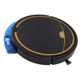 Ultra Thin Fully Automatic Robot Vacuum Cleaner Smart Robotic Vacuum Cleaner for Dust Hair Fluff Black With Water Tank 32x35 cm