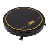 Ultra Thin Fully Automatic Robot Vacuum Cleaner Smart Robotic Vacuum Cleaner for Dust Hair Fluff Black With Water Tank 32x35 cm