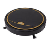 Ultra Thin Fully Automatic Robot Vacuum Cleaner Smart Robotic Vacuum Cleaner for Dust Hair Fluff Black Without Water Tank 32x32cm