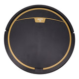 Ultra Thin Fully Automatic Robot Vacuum Cleaner Smart Robotic Vacuum Cleaner for Dust Hair Fluff Black Without Water Tank 32x32cm