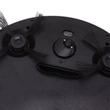 Ultra Thin Fully Automatic Robot Vacuum Cleaner Smart Robotic Vacuum Cleaner for Dust Hair Fluff Black Without Water Tank 32x32cm