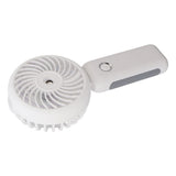 Portable Handheld Misting Fan Personal Mist Fan Spray Water Mist Fan Foldable Mini Cooling Fans 4000mAh Battery 3 Speed White