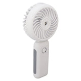 Portable Handheld Misting Fan Personal Mist Fan Spray Water Mist Fan Foldable Mini Cooling Fans 4000mAh Battery 3 Speed White