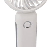 Portable Handheld Misting Fan Personal Mist Fan Spray Water Mist Fan Foldable Mini Cooling Fans 4000mAh Battery 3 Speed White