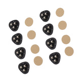 8PCS Mini Caster Wheels Self Adhesive 360 Degrees Swivel Easy Installation Stainless Steel Sticky Pulley for Appliance