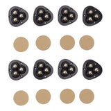 8PCS Mini Caster Wheels Self Adhesive 360 Degrees Swivel Easy Installation Stainless Steel Sticky Pulley for Appliance In Australia - Darrahopens