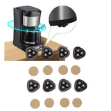 8PCS Mini Caster Wheels Self Adhesive 360 Degrees Swivel Easy Installation Stainless Steel Sticky Pulley for Appliance In Australia - Darrahopens