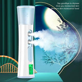Double Headed Nano Facial Steamer Moisturizing Hydrating Face Sprayer With LCD Screen Display