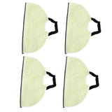 4pcs Vacuum Mop Pads Shed Resistant Highly Absorbent Reusable Mop Cloth Pad for Shark RV2410WD RV2610WD