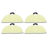 4 Pcs Vacuum Mop Replacement Pads Fiber Reusable Washable Super Absorbent Robot Vacuum Mop for Shark RV2001WD RV2002WD