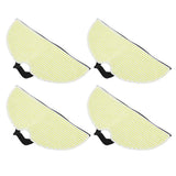 4 Pcs Vacuum Mop Replacement Pads Fiber Reusable Washable Super Absorbent Robot Vacuum Mop for Shark RV2001WD RV2002WD