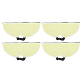 4 Pcs Vacuum Mop Replacement Pads Fiber Reusable Washable Super Absorbent Robot Vacuum Mop for Shark RV2001WD RV2002WD
