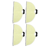 4 Pcs Vacuum Mop Replacement Pads Fiber Reusable Washable Super Absorbent Robot Vacuum Mop for Shark RV2001WD RV2002WD