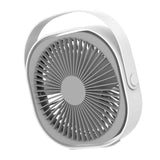 Small Desk Fan 6 Inch Quiet Mini Portable USB Rechargeable Desktop Fan for Home and Office White In Australia - Darrahopens