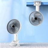 USB Rechargeable Handheld Fan Wall Mounted 3 Speed Strong Wind Portable Small Electric Fan for Home Dormitory