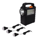 Solar Generator Multifunctional Long Lasting with Bulbs Portable Power Station for Home Backup Emergency RV Outdoor Camping
