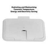USB Wet Wipe Heater Constant Temperature Portable Baby Wipes Warmer for Household Car Outdoor White
