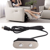 Electric Recliner Controller Zinc Alloy 2 Button 5 Pin Electric Sofa Lift Chair Hand Control Button Switch for Replacement
