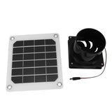 20W Solar Panel Exhaust Fan Kit with Protective Net 6 Inch Portable Solar Powered Fan for Pet Chicken House