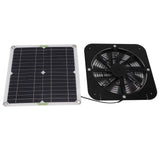 13.5 Inch Solar Powered Fan 100W Round Effective Cooling Solar Panel Fan Kit For Greenhouse Chicken Coop Dog Kennel In Australia - Darrahopens
