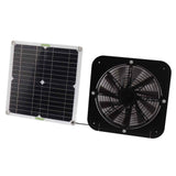 13.5 Inch Solar Powered Fan 100W Round Effective Cooling Solar Panel Fan Kit For Greenhouse Chicken Coop Dog Kennel In Australia - Darrahopens