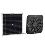 13.5 Inch Solar Powered Fan 100W Round Effective Cooling Solar Panel Fan Kit For Greenhouse Chicken Coop Dog Kennel In Australia - Darrahopens