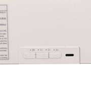 Flame Diffusers 7 Colors USB Portable Practical Simple Operation Fire Air Humidifier for Room Bedroom Office White