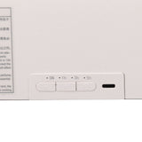 Flame Diffusers 7 Colors USB Portable Practical Simple Operation Fire Air Humidifier for Room Bedroom Office White