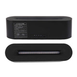 Flame Diffusers 7 Colors USB Portable Practical Simple Operation Fire Air Humidifier for Room Bedroom Office Black