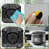 12 Pcs Round 20mm Appliance Slider Adhesive PTFE Self Stick Slider for Countertop Small Kitchen Appliances