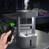 Mist Humidifiers Household Plug In Quiet 580ml Anti Gravity Water Droplets Air Humidifier for Bedroom Office Room White Light