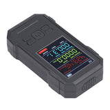 Radiation Detector Black Digital EMF Meter LED Display Handheld RF Electric Field Magnetic Field Level Alert Geiger Counter