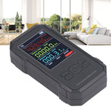 Radiation Detector Black Digital EMF Meter LED Display Handheld RF Electric Field Magnetic Field Level Alert Geiger Counter