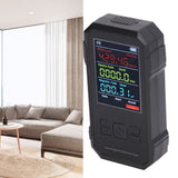 Radiation Detector Black Digital EMF Meter LED Display Handheld RF Electric Field Magnetic Field Level Alert Geiger Counter