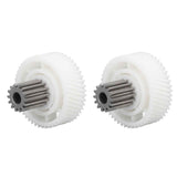 2 PCS Meat Grinder Gear Plastic and Stainless Steel Accuracy Control Sausage Machine Gear for Food Making