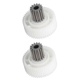 2 PCS Meat Grinder Gear Plastic and Stainless Steel Accuracy Control Sausage Machine Gear for Food Making