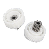 2 PCS Meat Grinder Gear Plastic and Stainless Steel Accuracy Control Sausage Machine Gear for Food Making