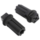 2 PCS Meat Grinder Screw Coupling Black Plastic Quick Installation Meat Grinder Screw Coupling Sleeve for Kenwood In Australia - Darrahopens